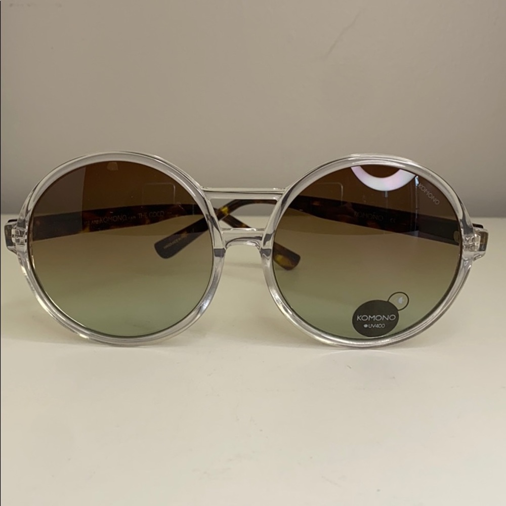 Komono Sunglasses Coco Clear New round oversized - Picture 7 of 16